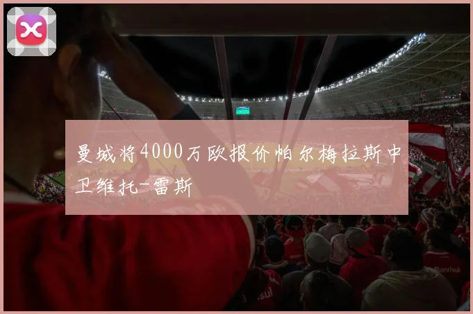 曼城将4000万欧报价帕尔梅拉斯中卫维托-雷斯